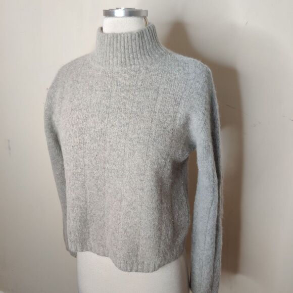 Rosanna Lambswool Angora Sweater Mock Neck - Picture 3 of 7